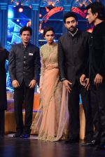 Abhishek Bachchan, Shahrukh Khan, Deepika Padukone, Farah Khan at the Audio release of Happy New Year on 15th Sept 2014